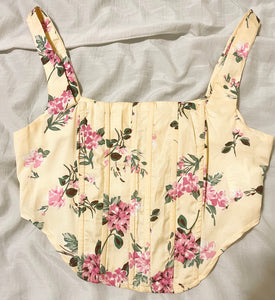 Floral corset top