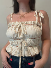 Load image into Gallery viewer, Y2K Romantic Tie Top

