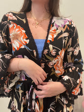 Load image into Gallery viewer, Boho Lace Trim Long Cardigan
