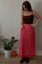 Load image into Gallery viewer, Pink Floral Flow skirt
